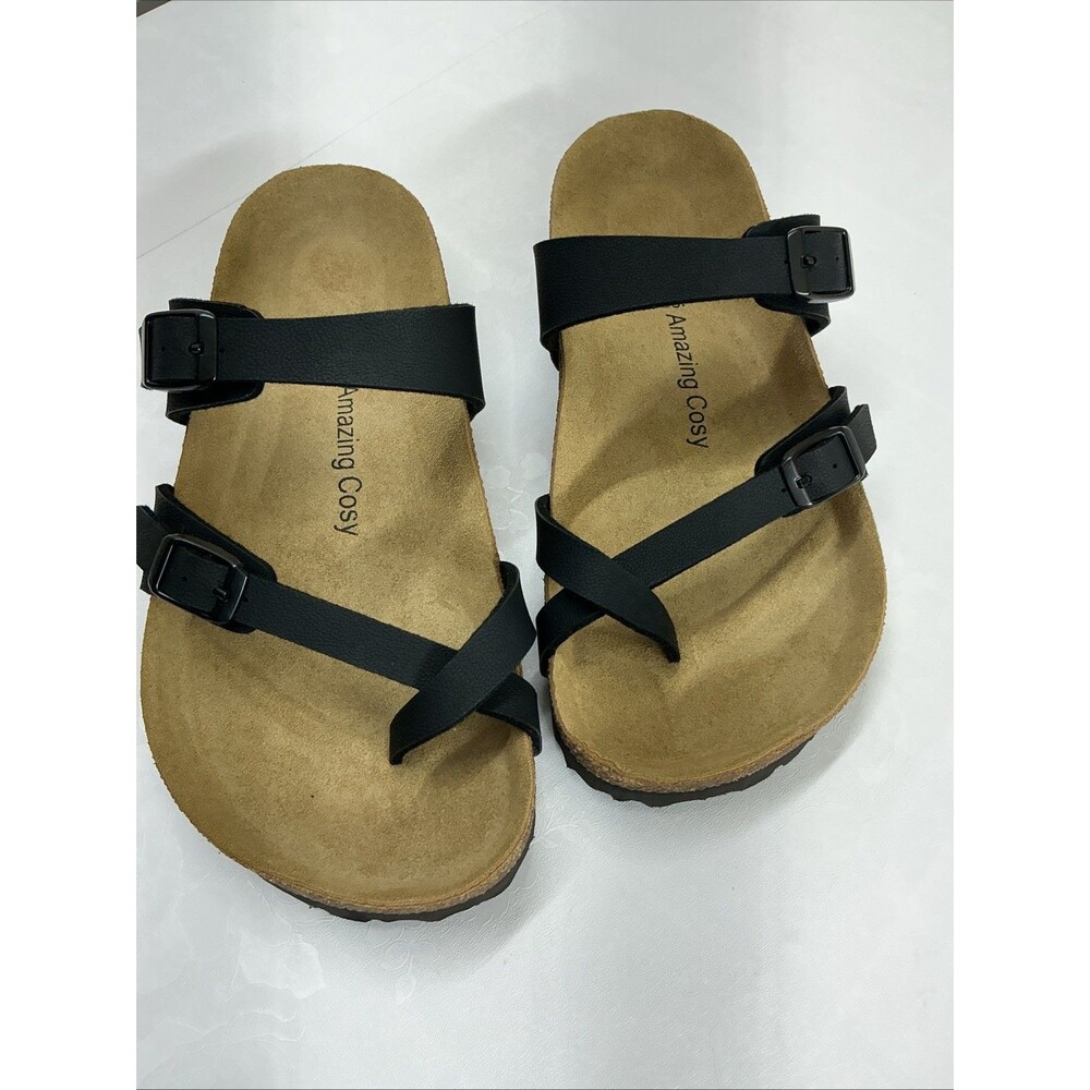 Amazing Cosy Black Women's Sandals Size 7